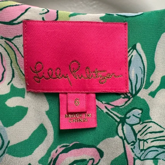 Lilly Pulitzer Mindy silk caftan dress